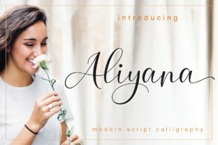 Aliyana Script: Crafting an Upscale & Chic Brand Identity