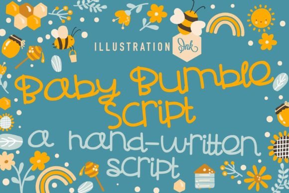 Baby Bumble Script: A Playful Handwritten Font for Creative Projects