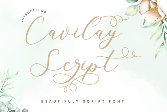 Cavilay Script: A Modern Handwritten Typeface for Elegant Designs