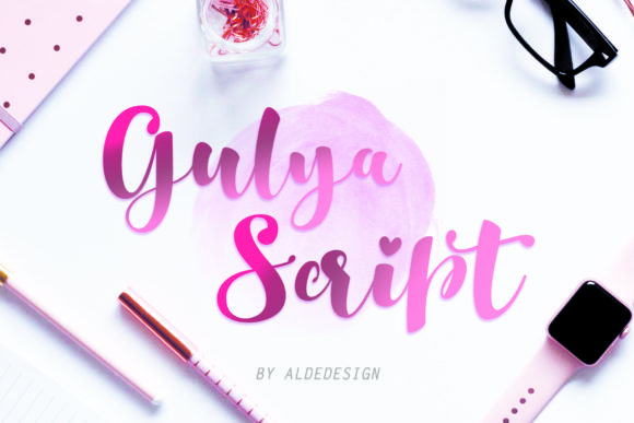 Gulya Script: A Feminine Font with a Striking Edge