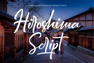 Hiroshima Script: The Free-Flow Font for a Striking Look