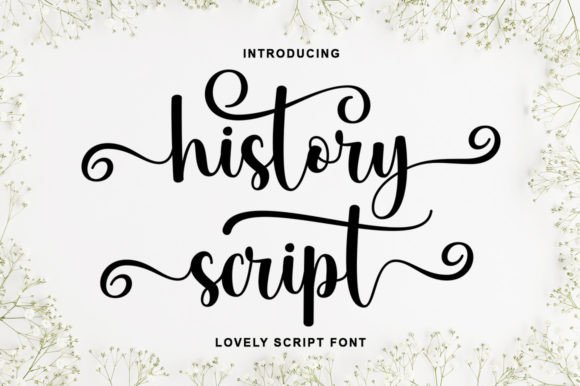 History Script: A Modern Calligraphic Font for Timeless Design