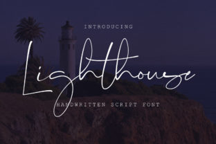 Lighthouse Script: Adding a Handwritten Touch to Your Designs