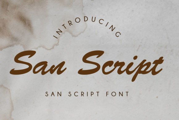 San Script: Bringing Authentic Handwritten Charm to Your Brand