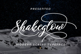 Shakeglow Script: Where Modern Serif Meets Elegant Flow