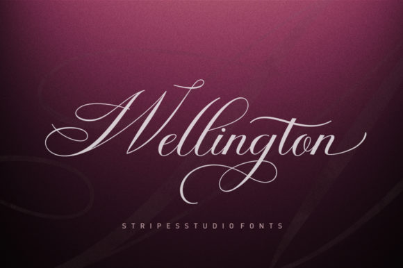 Wellington Script: A Modern Handwritten Font for Authentic Branding
